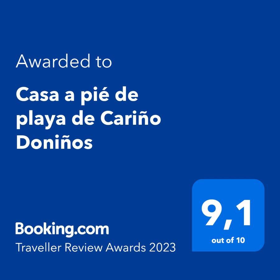 Вилла Casa A Pie De Playa De Carino Doninos Феррол Экстерьер фото