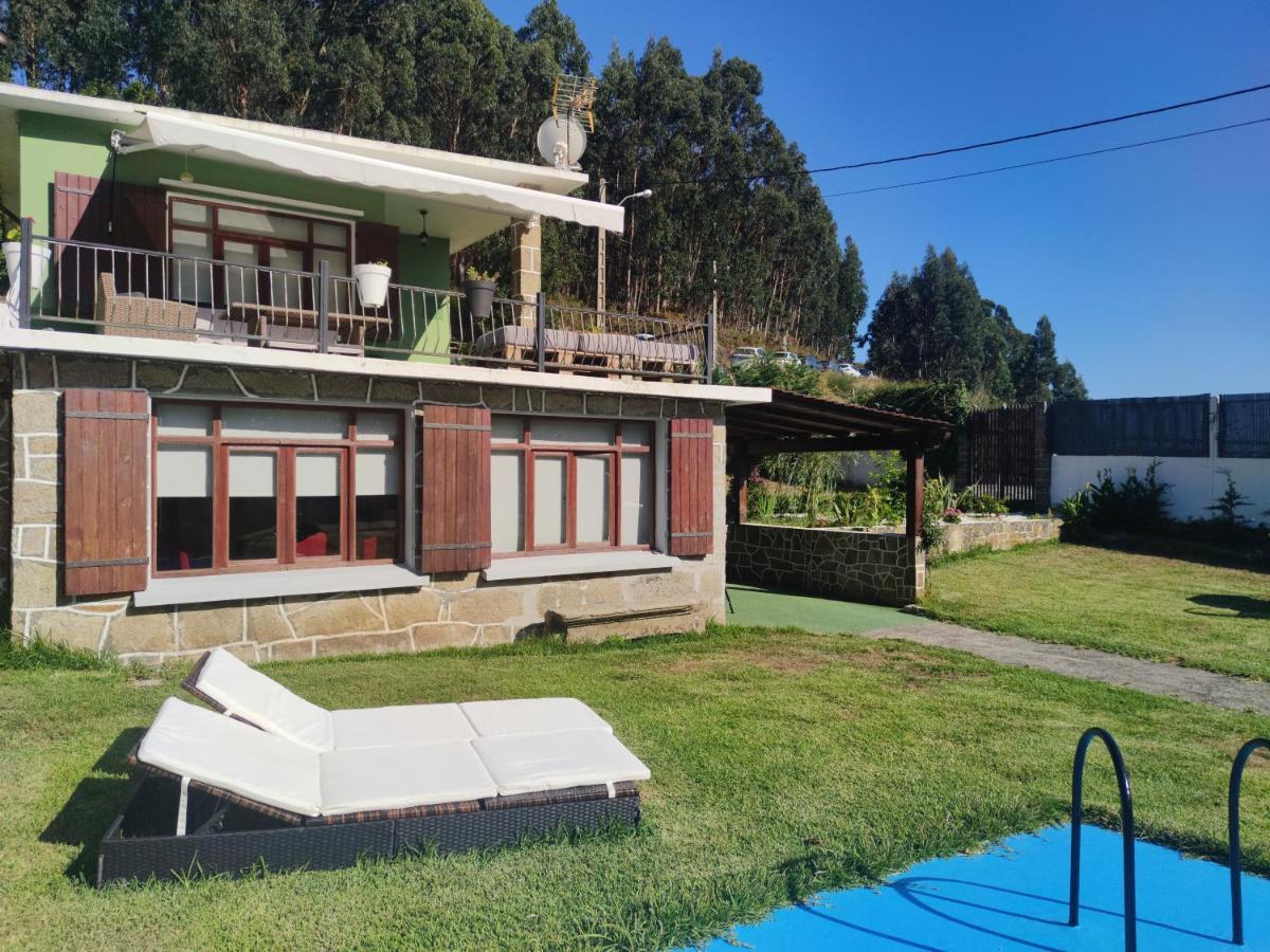 Вилла Casa A Pie De Playa De Carino Doninos Феррол Экстерьер фото