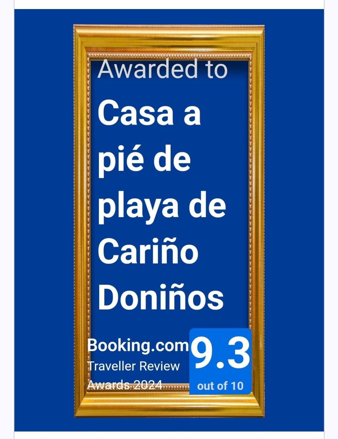 Вилла Casa A Pie De Playa De Carino Doninos Феррол Экстерьер фото